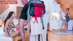 Play He secretly fucks this babe