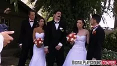 Reproducir Escenas de sexo loco entre la novia y el amigo del marido