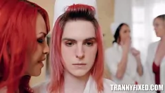 Reproducir Examen duro: Milf Dee Williams, Petite Khloe Kay y TS Foxxy