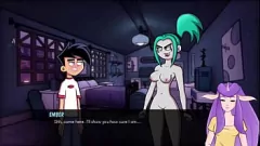Redare Redhead Ember devine dur și sălbatic sub duș - Danny Phantom Amity Park Redux Part 30
